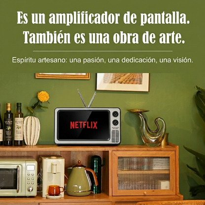 Amplificador de Pantalla 3D para Móvil - Estilo Retro TV