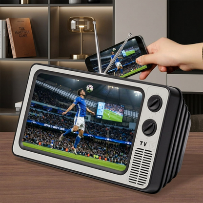 Amplificador de Pantalla 3D para Móvil - Estilo Retro TV